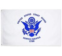 Bannière Garde Côtière Des États-Unis Semper Paratus 1790 Ancien Combattant Américain 2 Œillets Drapeau/Bannière Personnalisé Léger Drapeau Grand Pour Supporters Carnaval Bar 90X150Cm