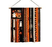 Bannière Halloween 68 x 76 cm Et Fantôme Drôles D'Automne