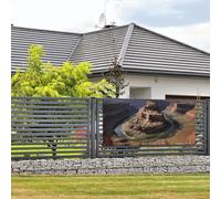 Bannière « Happy Birthday » - Décoration de fête - Drapeau de bienvenue à suspendre - Grand Canyon Arizona - Grande bannière pour clôture extérieure, jardin, vacances, toile de fond Happy Birthday - M