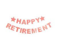 Bannière « Happy Retirement » pour femme, or rose à paillettes - Décoration de fête de retraite « The Legend Has Retired » pour femme - Fournitures de fête de retraite - Accessoires photo - Toile de
