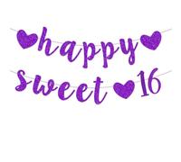 Bannière Happy Sweet 16 Violet