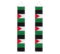 Bannière imprimée drapeau jordanien pour de nombreuses occasions à suspendre n'importe où, décoration de célébrations, fournitures de fête de remise de diplôme