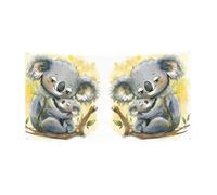 Bannière imprimée koala mignon maman et bébé Accessoires de fête d'anniversaire Décorations de photographie Fond Fournitures Bannière Décor