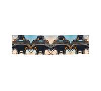 Bannière imprimée photo de la Tour Eiffel de Paris pour Noël, carnaval, anniversaires, événements d'affaires