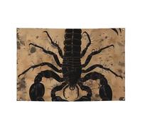 Bannière imprimée Scorpion à suspendre pour fête d'Halloween et de Noël - 120 x 180 cm - Toile de fond pour photographie - Tapisserie murale pour toile de fond d'anniversaire, décoration d'événement