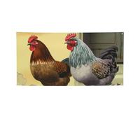 Bannière italienne avec poules - Décoration de fête d'anniversaire - Photographie - Bannières et panneaux - Décoration murale - Bannière - Fournitures de fête - 180 x 119 cm - Petite taille
