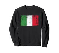 Bannière Italienne Vintage Drapeau Italien rétro Sweatshirt