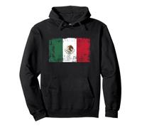 Bannière Mexicaine Vintage Drapeau Mexicain rétro Sweat à Capuche