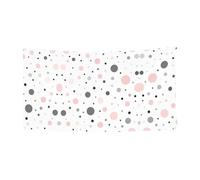 Bannière moderne à pois rose, gris, blanc, pour Halloween, Noël, décorations de fête, accessoires de studio, décoration de festival