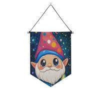 Bannière murale à suspendre avec tige télescopique pour bureau, école, salle de classe, dortoir, maison