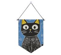 Bannière murale à suspendre de style bohème avec tige télescopique pour porte d'entrée, décoration à suspendre pour intérieur et extérieur