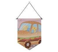 Bannière murale amusante à suspendre avec barre télescopique pour porte, décoration extérieure pour bureau, école, salle de classe, dortoir, maison