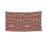 Bannière murale colorée à motif floral pour fête de Toussaint Halloween Banderole de porte