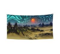 Bannière murale Dream Space Sky Star Party Party Decor Toussaint Halloween Banderole de porte