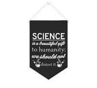 Bannière murale en toile avec citation inspirante « We Should Not Distort It » - Décoration murale pour la maison et le bureau - 25,4 x 38,1 cm - Cadeau de pendaison de crémaillère