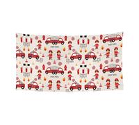 Bannière murale « Little Boys And Girls In Firefighters » - Décoration de fête - 180 x 90 cm - Toussaint - Halloween