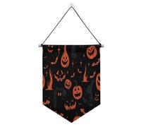Bannière murale Nightmare Trunk or Treat Hallowwen avec tige télescopique pour décoration de cour pour bureau, école, salle de classe, dortoir, maison suministros para fiesta de a?o nuevo