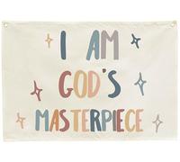 Bannière murale rectangulaire pour cadeau de bébé, garçon, fille, chambre d'enfant, chambre d'enfant, salle de jeux, salle de lecture, porte d'entrée, cadeau de Noël, décoration de verset de la Bible