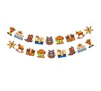 Bannière My First Rodeo, décorations de fête d'anniversaire de cowboy occidental, fournitures de fête d'anniversaire Wild West Cowboy First Rodeo