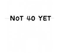 Bannière « Not 40 Yet » « Last Year In My 30s », panneau « Cheers to 39 Years », décoration amusante pour 39e anniversaire Noir pailleté