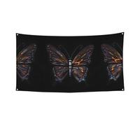Bannière papillon mystère à suspendre pour les fêtes en bord de mer ou les festivals, etc
