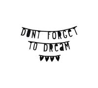 A Little Lovely Company Bannière de Lettres Noir