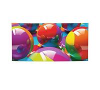 Bannière personnalisée colorée pour anniversaires, mariages, événements, utilisation en extérieur et intérieur, décorations de fête de Noël