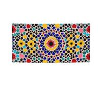 Bannière personnalisée de couleur marocaine pour anniversaires, mariages, événements, utilisation en extérieur et intérieur, décorations de fête de Noël