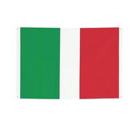 Bannière personnalisée en polyester avec drapeau de l'Italie - Durable et facile à accrocher pour les fêtes, l'obtention d'un diplôme, un anniversaire