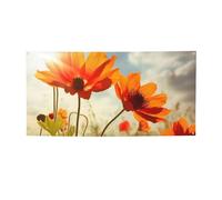 Bannière personnalisée fleur sous le soleil pour anniversaires, mariages, événements, utilisation en extérieur et intérieur, décorations de fête de Noël