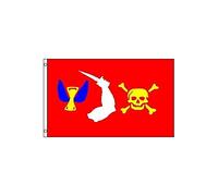 Bannière Pirate Christopher Moody Crâne Pirates Double Face Grande Drapeau Couleur Vive Drapeau Grand Pour Anniversaires Balcon Célébrations 90X150Cm
