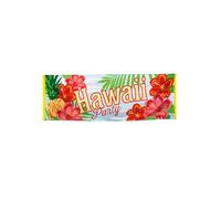 Bannière Polyester Hawaii Party 74 X 220 Cm Taille Unique Multicolore