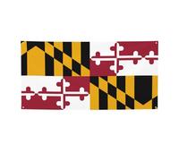 Bannière polyvalente imprimée drapeau de l'État du Maryland, meilleurs drapeaux pour événements, décorations de fête d'anniversaire