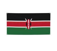 Bannière polyvalente imprimée drapeau du Kenya, meilleure bannière pour événements, décorations de fête d'anniversaire