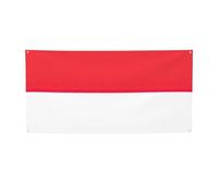 Bannière polyvalente imprimée drapeau indonésien, décorations de Thanksgiving et d'anniversaire, pour toutes les occasions