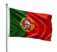 Bannière Portugal National Quad Stitched Flag DéFiléS 3x5 FT