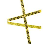 Deguisetoi – Bannière Scène de crime 7 m – Jaune – 1 banderole, plastique, taille unique