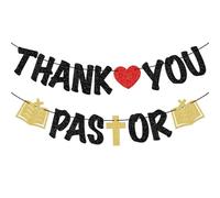 Bannière « Thank You Pastor », décorations murales pour le mois d'appréciation des pasteurs, décorations murales pour sanctuaire d'église d'octobre