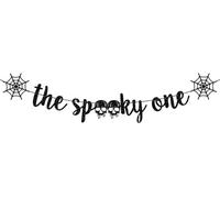Bannière The Spooky One, premier anniversaire d'Halloween, One Spooky Dude, Halloween fantôme Baby Shower 1er anniversaire Décorations de fête
