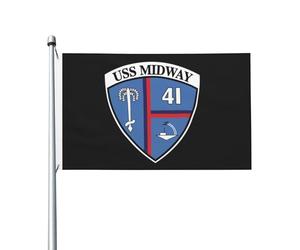 Bannière USS Midway CV 41 extérieur drapeaux