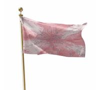Bannière Œuvre d'art Roses rayonnante Pavillon Bateau 3x5 FT | Double Face Drapeau Double Face RéSistant Aux IntempéRie Géant Pavillon Balcon Fans
