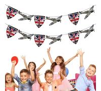 Bannière Ve Day - Bannière commémorative Ve Day, superbe fanion, accessoires de festival, bannière Spitfire pour les jours du Souvenir Décoration de fête pour les rassemblements