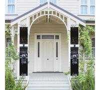 Bannière verticale à suspendre pour porte d'avion cockpit porte d'entrée panneau de porche bannière de fête extérieur saisonnier vacances mariage cour décor ferme intérieur toile de fond