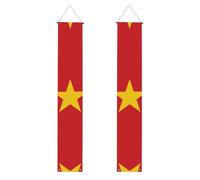 Bannière verticale pour porche - Drapeau du Cameroun imprimé drapeaux à suspendre pour fête d'entrée, pour décoration d'intérieur/extérieur