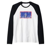Bannière Vintage Drapeau Guam rétro Manche Raglan