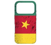 Bannière Vintage Fan Drapeau Cameroun Art Rétro Coque pour iPhone 17 Pro