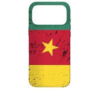 Bannière Vintage Fan Drapeau Cameroun Art Rétro Coque pour iPhone 17 Pro Max