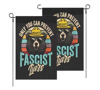 Bannière Vous Seul Pouvez Préserver Le Fascisme Bear Resist National Parks Garden Œillets Métalliques Drapeau Couture Double Face Drapeau Pirate Pour Intérieur Decor Four Seasons 3X5Ft