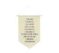 Bannières avec citation inspirante pour la maison, art mural de motivation pour encourager la lecture et la croissance personnelle