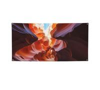 Bannières de bienvenue pour photographie - Bannière de fond - Antelope Canyon - Accessoires photo - Bannière pour clôture, anniversaire, jardin - Fournitures de fête - Décoration murale - 119 x 61 cm